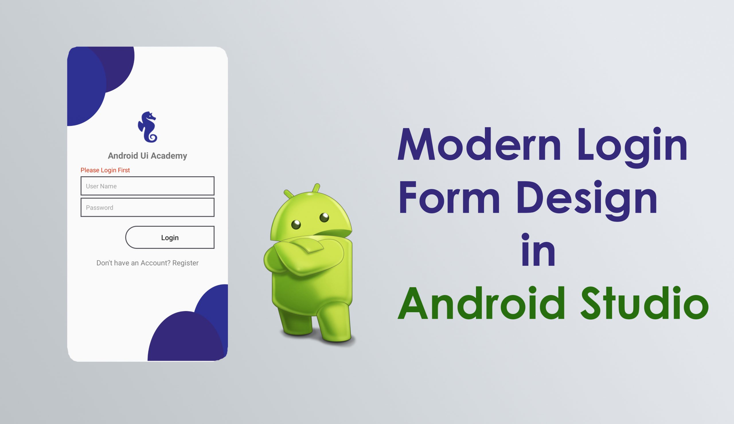 login form in android