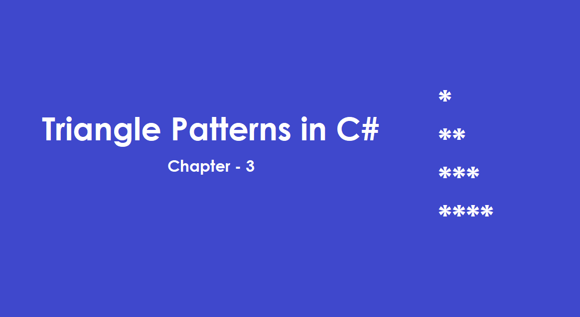 Triangle Patterns in C#
