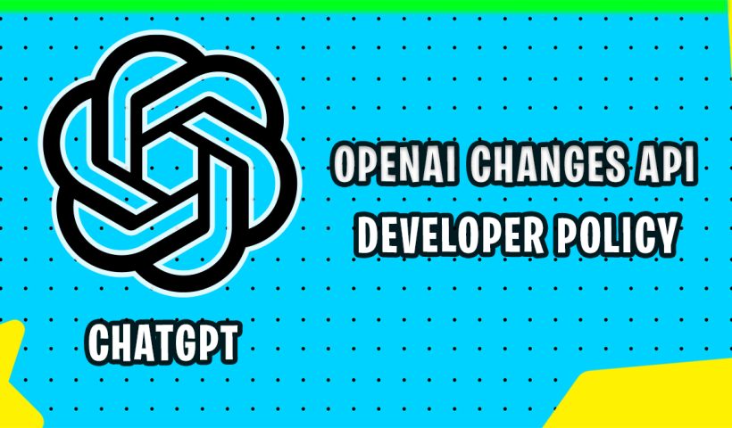 Open ai change api developer policy